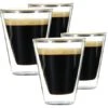 4 Verres Double Paroi Caffeino 8.5 Cl - BORMIOLI ROCCO