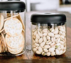 Boîte Conservatrice Avec Vide D'air Atmos En Verre 250 Gr - Fellow -Vente De Café 4 fellow boite vide air