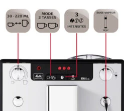 Melitta Caffeo Solo & Milk Argent E 953-102 MaxiPack -Vente De Café 4 melitta caffeo solo e953 102