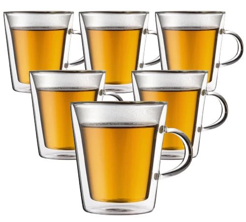 Verres Double Paroi BODUM - Canteen 6x20cl (avec Anse) 1 Verres Double Paroi BODUM - Canteen 6x20cl (avec Anse)