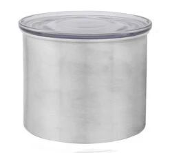 Boîte Conservatrice Inox Argent Avec Vide D'air 250g - Airscape -Vente De Café airscape3 2