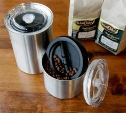 Boîte Conservatrice Inox Argent Avec Vide D'air 500g - Airscape 9 Boîte Conservatrice Inox Argent Avec Vide D'air 500g - Airscape -Vente De Café airscape5