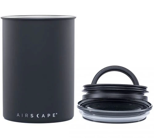 Boîte Conservatrice Inox Noir Brillant Avec Vide D'air 500g - Airscape 2 Boîte Conservatrice Inox Noir Brillant Avec Vide D'air 500g - Airscape – Image 2