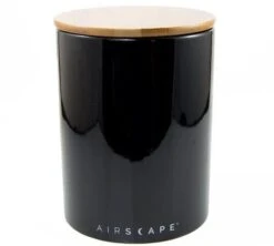 Boîte Conservatrice Céramique Noire Avec Vide D'air 500g - Airscape