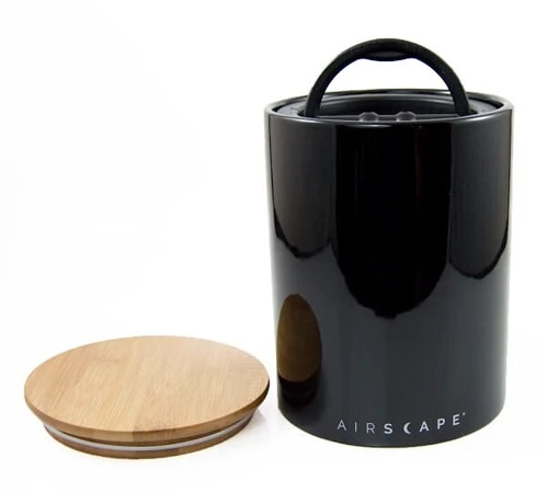 Boîte Conservatrice Céramique Noire Avec Vide D'air 500g - Airscape 3 Boîte Conservatrice Céramique Noire Avec Vide D'air 500g - Airscape – Image 3