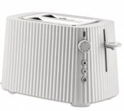Grille-Pain électrique - 2 Fentes - Blanc Plissé- Alessi