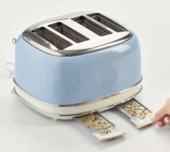 Grille Pain - Vintage 156 4 Slices Bleu- 00C015604AR0 - ARIETE 6 Grille Pain - Vintage 156 4 Slices Bleu- 00C015604AR0 - ARIETE -Vente De Café ariete 4 vintage bleu3