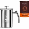 Pack Mousseur à Lait En Acier 33 Cl Bialetti + Chocolat En Poudre Tradition Monbana