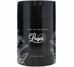 Boite De Conservation Noire Avec Vide D'air 500gr - Cafés Lugat