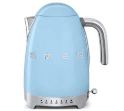 Bouilloire SMEG KLF04PBEU Bleu Azur - Température Réglable + Offre Cadeau