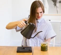 Bouilloire Stagg EKG Noir 90 Cl Col De Cygne - FELLOW -Vente De Café bouilelec noir amb