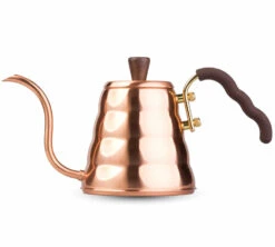 Bouilloire Versante Buono Kettle En Cuivre 90 Cl Col De Cygne - HARIO