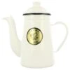 Bouilloire Traditionnelle Tatsujin Pelican En Email 1.0 L Blanc - KALITA