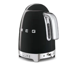 Bouilloire SMEG - Température Réglable - KLF04BLEU Noire 1,7 L + Offre Cadeau -Vente De Café bouilloire noire vernis smeg