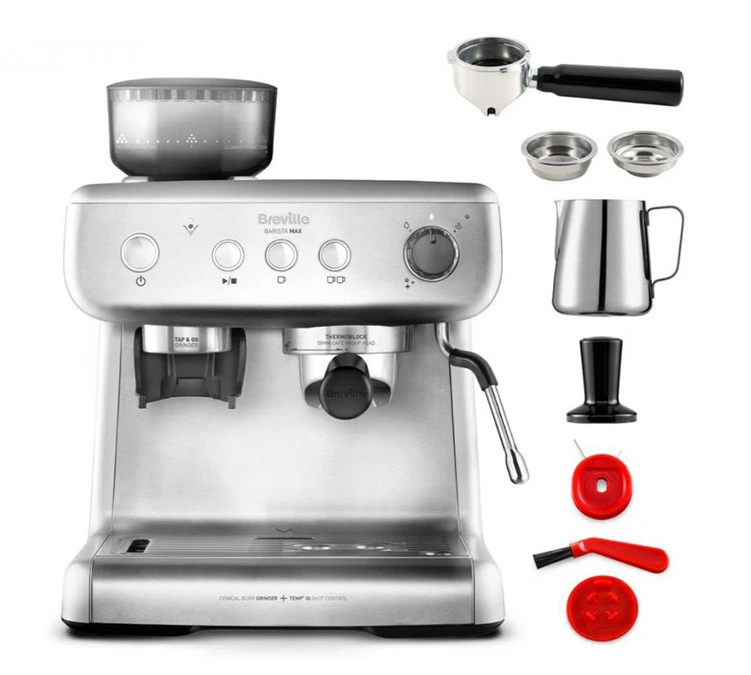 Machine Expresso Avec Broyeur BREVILLE Barista Max VCF126X-01 4 Machine Expresso Avec Broyeur BREVILLE Barista Max VCF126X-01 – Image 4