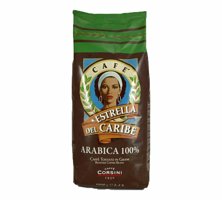 Café En Grains 100% Arabica Estrella Del Caribe St Domingue - 1kg - Caffè Corsini 1 Café En Grains 100% Arabica Estrella Del Caribe St Domingue - 1kg - Caffè Corsini