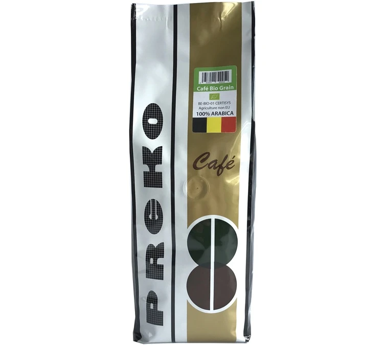 1kg Café En Grains Bio 100% Arabica - CAFÉS PRÉKO 1 1kg Café En Grains Bio 100% Arabica - CAFÉS PRÉKO