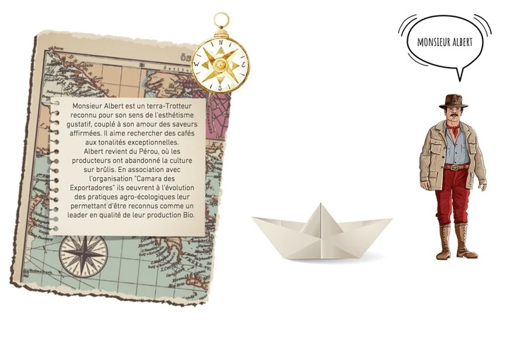 Café En Grains 100% Arabica Bio Pérou Monsieur Albert - 200g - TERRAMOKA 4 Café En Grains 100% Arabica Bio Pérou Monsieur Albert - 200g - TERRAMOKA – Image 4