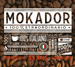 1kg Café En Grain 100% Straordinario Gran Miscela - MOKADOR -Vente De Café cafeengrainmokadorcastellarimarque