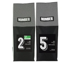 2kg Café En Grain Bio 100% Arabica Number N°2 Et 5 - Number