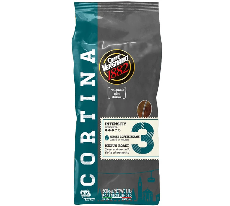 500g Café En Grains - City Line - Cortina - Caffè Vergnano 1 500g Café En Grains - City Line - Cortina - Caffè Vergnano