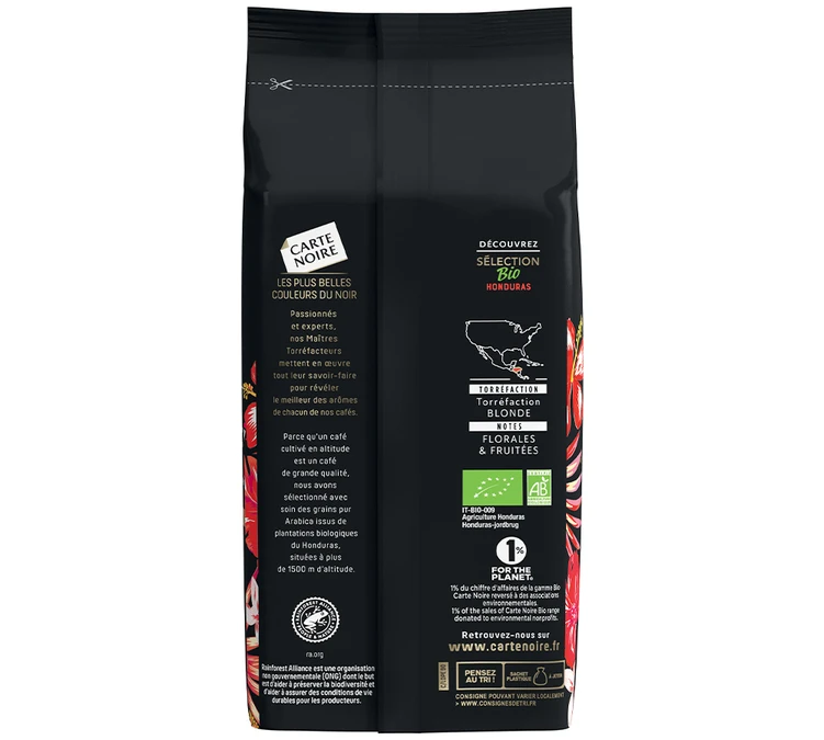500g Café En Grains Bio - Carte Noire Honduras 2 500g Café En Grains Bio - Carte Noire Honduras – Image 2