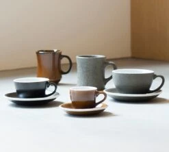 6 Tasses Espresso Et Sous-tasses Egg 8cl Gunpowder - Loveramics 9 6 Tasses Espresso Et Sous-tasses Egg 8cl Gunpowder - Loveramics -Vente De Café collectiongunpow