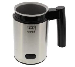 Mousseur à Lait Cremio II 1014-03 Acier Brossé - Melitta -Vente De Café cremiogris