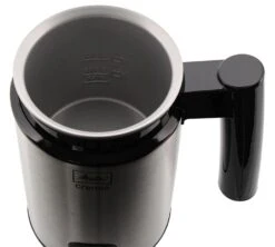 Mousseur à Lait Cremio II 1014-03 Acier Brossé - Melitta -Vente De Café cremiogris2