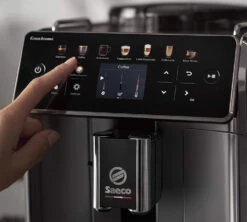 SAECO Gran Aroma SM6585/00 Métal Gris Garantie 3 Ans -Vente De Café ecran expresso broyeur saeco gran aroma sm6585