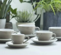 Tasses - LOVERAMICS - Espresso Et Sous-tasses Egg Rouge 8 Cl X6 -Vente De Café egg ambiance 14