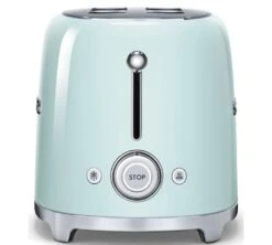 Grille-pain TSF02PGEU 4 Tranches Vert D'eau - SMEG 6 Grille-pain TSF02PGEU 4 Tranches Vert D'eau - SMEG -Vente De Café gp cotevertdeau