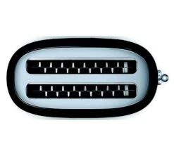 Grille-pain TSF02BLEU 4 Tranches Noir - SMEG -Vente De Café gp noir dessus