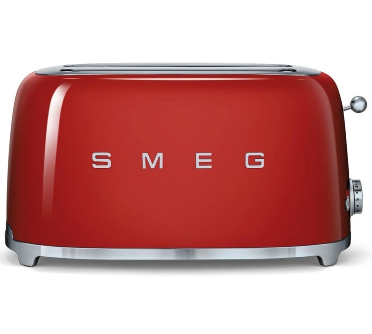 Grille-pain TSF02RDEU 4 Tranches Rouge - SMEG 1 Grille-pain TSF02RDEU 4 Tranches Rouge - SMEG