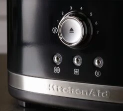 Toaster KitchenAid 5KMT2116EER Noir Onyx 2 Fentes -Vente De Café gpnoir amb