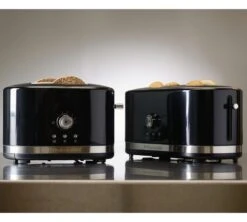Toaster KitchenAid 5KMT2116EER Noir Onyx 2 Fentes -Vente De Café gpnoir amb2