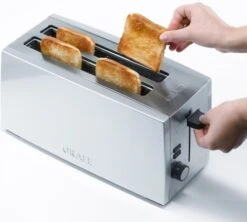 Grille Pain 2 Fentes Larges Inox - Graef TO100EU -Vente De Café graef to100 4