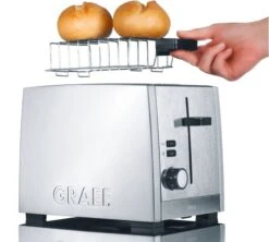 Toaster Graef TO80EU 2 Fentes Inox -Vente De Café graef to80 2