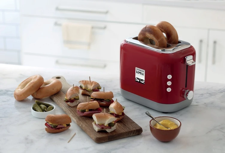 Grille-pain KENWOOD - KMix TCX751RD Rouge 2 Fentes 2 Grille-pain KENWOOD - KMix TCX751RD Rouge 2 Fentes – Image 2
