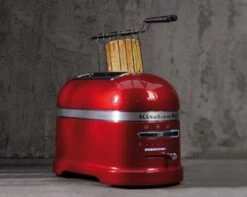 Toaster KitchenAid 5KMT2204EMS Artisan 2 Tranches Gris étain -Vente De Café grille pain kitchenaid 2 tranches rouge pomme 2 1