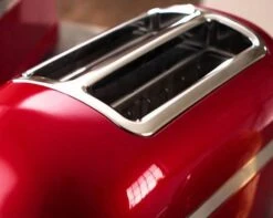 Toaster KitchenAid 5KMT2204EMS Artisan 2 Tranches Gris étain -Vente De Café grille pain kitchenaid 2 tranches rouge pomme 4 1