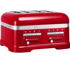 Toaster KitchenAid 5KMT4205ECA Artisan Rouge Pomme D'Amour - 4 Fentes
