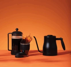 Bouilloire Traditionnelle Gooseneck - Inox Noir Mat à Long Bec - 1L - BODUM -Vente De Café image secondaire 89622