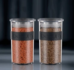 4 Bocaux Noirs - Conservation PC PRESSO - 25 Cl -BODUM -Vente De Café image secondaire boite 3.0