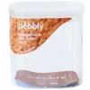 Boîte De Conservation Carrée En Verre 800ml - PEBBLY
