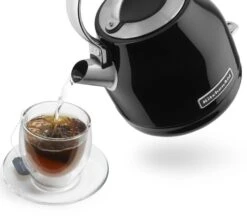 Bouilloire KitchenAid Noire - Onyx - 1.25L + Offre Cadeau -Vente De Café kitchenaidbouil noire