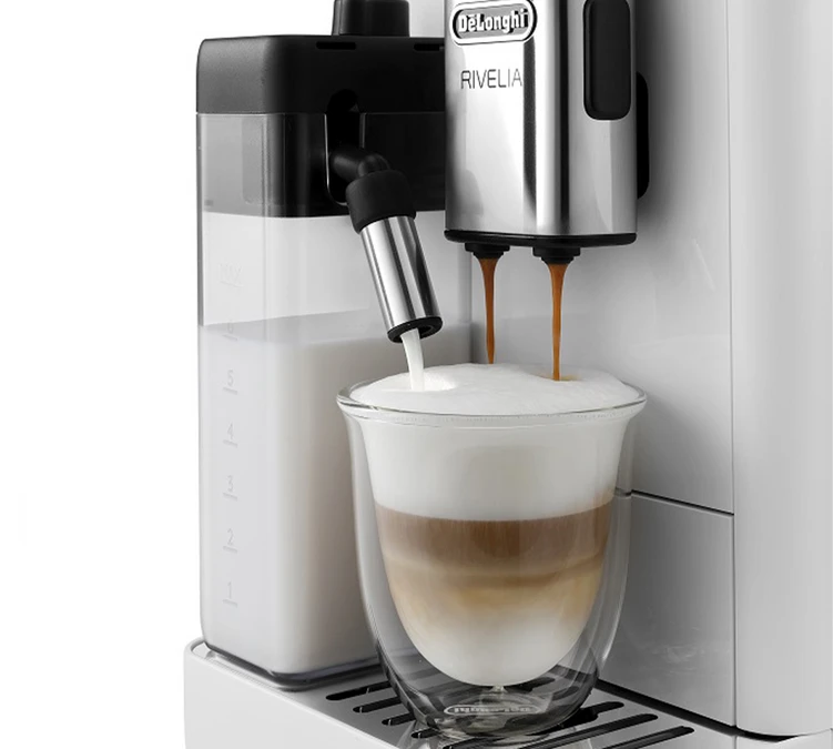 DELONGHI Rivelia FEB 4455.W Blanc Arctique (Latte) - Garantie 5 Ans 4 DELONGHI Rivelia FEB 4455.W Blanc Arctique (Latte) - Garantie 5 Ans – Image 4