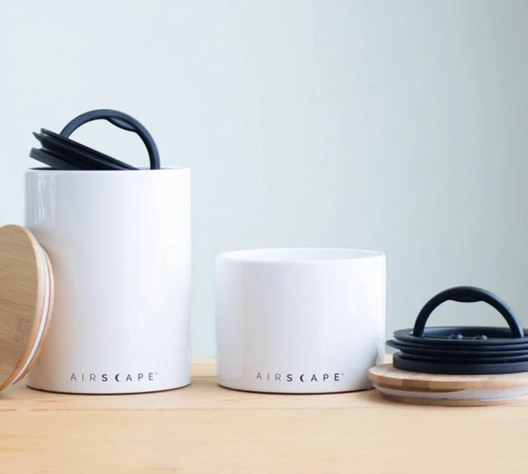 Boite De Conservation Céramique AIRSCAPE Blanc 250 G 2 Boite De Conservation Céramique AIRSCAPE Blanc 250 G – Image 2