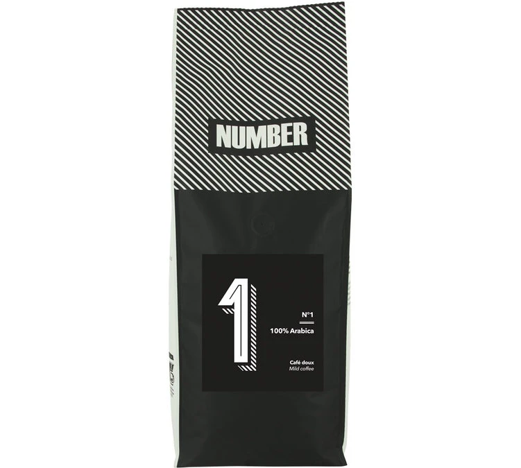 1kg Café En Grain 100% Arabica Number N°1 - NUMBER 1 1kg Café En Grain 100% Arabica Number N°1 - NUMBER