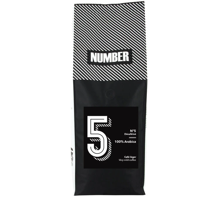 1kg Café En Grain Décaféiné Number N°5 - NUMBER 1 1kg Café En Grain Décaféiné Number N°5 - NUMBER